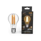 Лампа светодиодная Filament А70 22W 2000lm 2700К Е27 LED 1/10/40 | 102902122 | Gauss