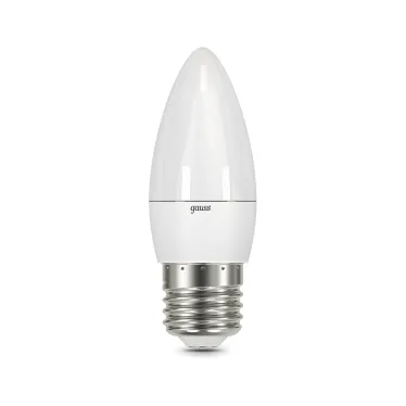 Лампа светодиодная LED 6,5Вт E27 220В 2700К свеча | 103102107 | Gauss