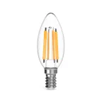 Лампа светодиодная Filament Свеча 13W 1150lm 4100К Е14 LED 1/10/50 | 103801213 | Gauss