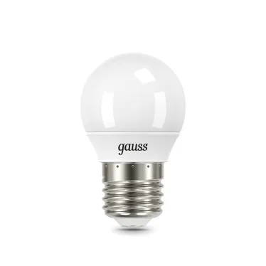 Лампа светодиодная Шар 9.5W 950lm 6500K E27 LED 1/10/100 | 105102310 | Gauss