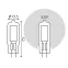 Лампа светодиодная Black LED G4 AC220-240V 3.5W 260lm 4100K Glass | 107807203 | Gauss