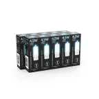 Лампа светодиодная Black LED G4 AC220-240V 4.5W 400lm 4100K Glass | 107807204 | Gauss