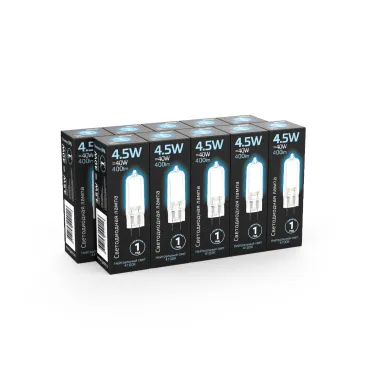 Лампа светодиодная Black LED G4 AC220-240V 4.5W 400lm 4100K Glass | 107807204 | Gauss