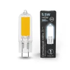 Лампа светодиодная Black LED G4 AC220-240V 5.5W 500lm 4100K Glass | 107807205 | Gauss