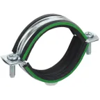 ELASTA Скоба металлическая двухкомпонентная с резиновым уплотнителем d-48-53мм IEK