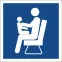 Знак безопасности BL-1515.D03"Места для инвалидов,пожилых людей,людей с детьми" | a19980 | Белый свет