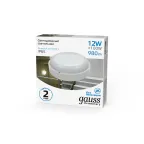 Светильник светодиодный пылевлагозащищенный для ЖКХ круглый IP65 12W 6500K | 126411312 | Gauss