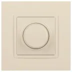 Светорегулятор поворотно-нажимной, 400ВА 230В, Эра Elegance, сл.кость,14-4101-02