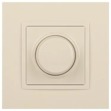 Светорегулятор поворотно-нажимной, 400ВА 230В, Эра Elegance, сл.кость,14-4101-02