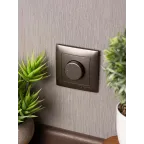 Валенсия лицевая панель светорегулятора 600W 220В графит