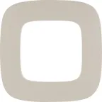 Valena ALLURE Рамка 1 пост слоновая кость универсальная