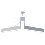 Светильник LED Geometria Igrek SPO-144-W-40K-066 66Вт 4000К 4000Лм IP40 1200*1200*80 белый подвесной драйвер внутри