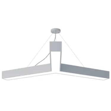 Светильник LED Geometria Igrek SPO-144-W-40K-066 66Вт 4000К 4000Лм IP40 1200*1200*80 белый подвесной драйвер внутри