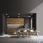 Светильник светодиодный ДВО 18 Вт 1800 лм 4000К AC 220В IP20 круг D120х27мм монт d106мм Пластик безрамочный Frameless Gauss