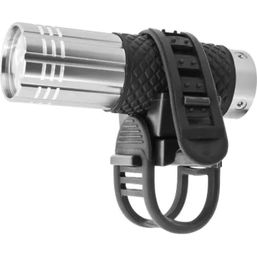 Фонарь светодиодный NPT-B03-3AAA 9LED велосипедный металл+резина