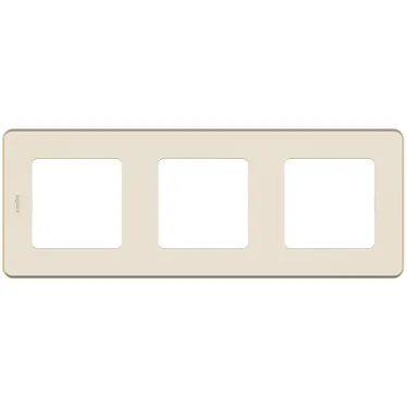 Рамка 3 поста INSPIRIA слоновая кость