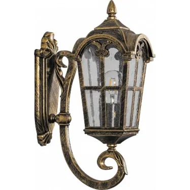 Светильник PL102 60W 230V E27 250х160х370 черное золото (на стену вверх)