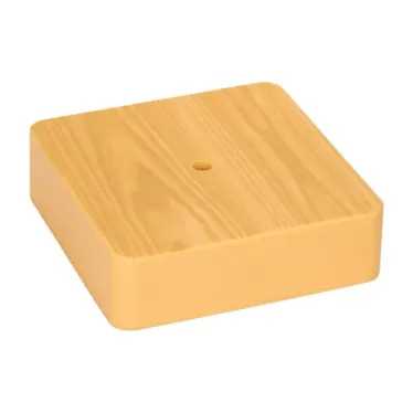 Коробка разветвительная KMP-030-032 (104х104х28) светлое дерево PROxima