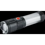 Фонарь светодиодный NPT-P07-ACCU алюминиевый профессиональный 1SST40 10Вт+8LED 7Вт li-ion 2Ач