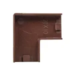 Поворот 90 градусов (20х10) (4 шт) Plast под темное дерево