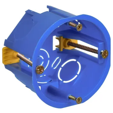 Коробка установочная СЗ для полых стен D-68х45мм (пластиковые лапки) GENERICA