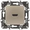 Розетка HDMI, Эра Elegance, шампань, 14-3114-04