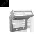 Cветильник cветодиодный промышленный Olymp 2.0 GL 50Вт 5000К IP65 угол 90 гр. расеив. закаленное стекло ди. DALI | V1-I0-70630-04D06-6505050 | VARTON