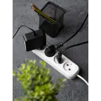 Удлинитель 'Эксперт' 4 гнезда 3 метра 10А/2.2кВт без заземления ПВС 2х0.75 PROxima