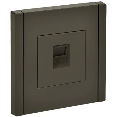 FORTE@PIANO Розетка компьютерная RJ45 кат.5E FP332 серый IEK