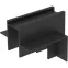 Угол стена-потолок встраиваемый под ГКЛ SMART черн. DENKIRS TR2118-BK