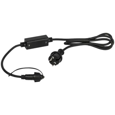 Шнур питания ERAPS-K800х800 Вт 6А каучук черный