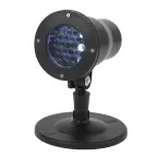 Проектор LED Снежинки мультирежим холодный свет 220V, IP44 ENIOP-04