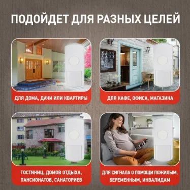 Звонок C96 беспроводной, от сети (нов.упак) (10/60/240)