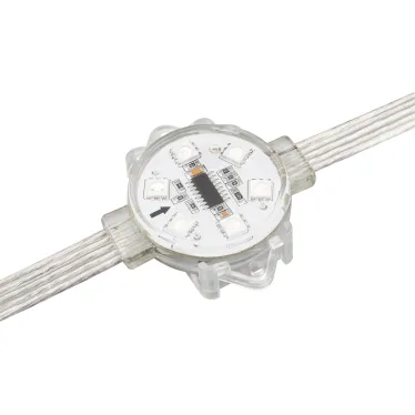 Модуль управляемый VISOR-DMX-5060-6-24V RGB 120deg (D40x12mm, 1.5W, IP68) | 029188 | Arlight