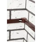 Угол внутренний (25х16) (4 шт) Plast под темное дерево