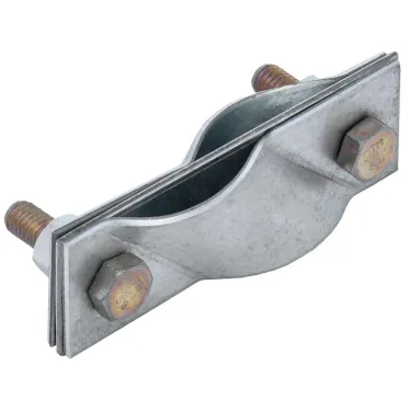 Зажим заземления диагональный стержень-стержень оцинкованная сталь