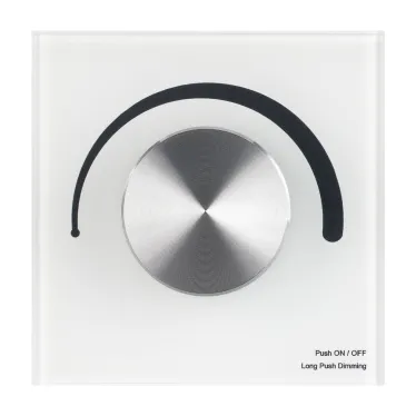 Панель SMART-P1-DIM-G-IN White (3V, Rotary, 2.4G) (Arlight, IP20 Пластик, 5 лет) | 033752 | Arlight