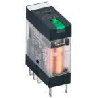 Реле общего назначения OGR-1 2C 24В DC со светодиодом и тестовой кнопкой