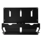 Держатель для угловых шлифмашинок и отрезных дисков, настенный, с крючками, черный