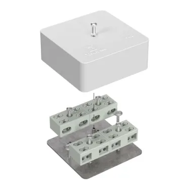 Коробка огнестойкая разветвительная для кабель-канала 40-0450-FR6.0-4-8-Р Е15-Е60 75х75х30
