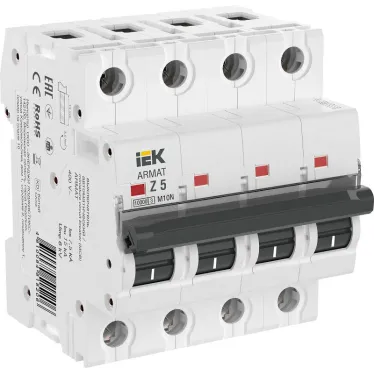ARMAT Выключатель автоматический четырехполюсный M10N Z 5А
