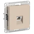 ATLASDESIGN РОЗЕТКА компьютерная RJ45, кат. 5Е, механизм, ПЕСОЧНЫЙ