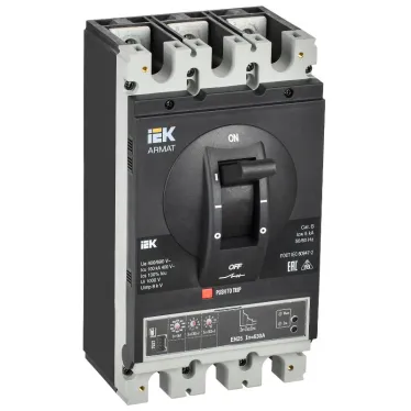 Выключатель автоматический в литом корпусе ARMAT 3P типоразмер I 100кА 630А расцепитель электронный стандартный