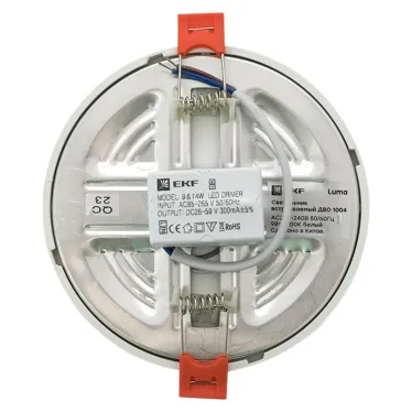 Светильник встраиваемый светодиодный ДВО 1004 9Вт 2700K IP20 Basic