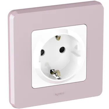 Рамка 1 пост INSPIRIA розовая