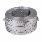 Лента-полоса монтажная оцинкованная. перфорированная прямая 20х0.70 мм. 25 м