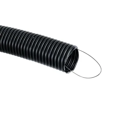 Труба гофрированная FPHF с зондом d50мм (20м.) черная Plast PROxima