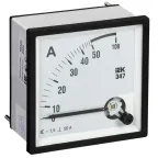 Амперметр Э47 50А 72х72 AC непосредственного включения (класс точности 1.5)