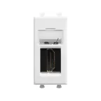 Avanti HDMI розетка ''Белое облако'' модульная, тип А-А, 1 модульная