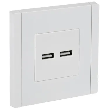 FORTE@PIANO Розетка USB A+A 3,1А FP249 белый IEK